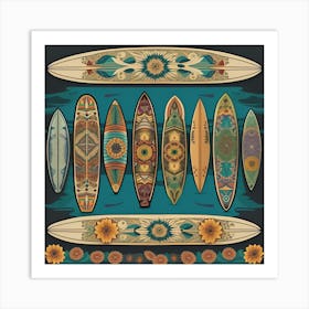 Surfboards Art Print