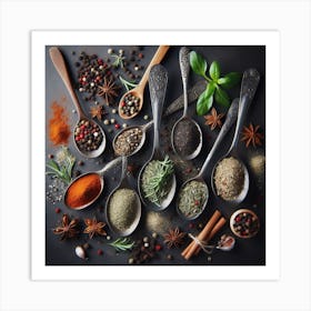 Herbs and Spices 3 Art Print