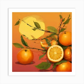 Oranges Art Print