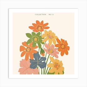 Flower Collection No 12 Art Print