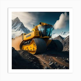 Buldozer Mountain (10) Art Print