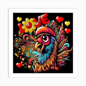 Birdlove1 Art Print