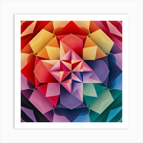 Abstract Mandala 1 Art Print