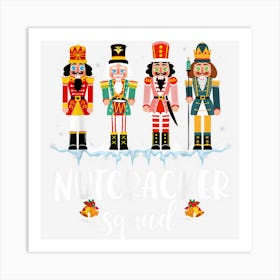 Nutcracker Squad Ballet Dance Matching Family Christmas Xmas Art Print