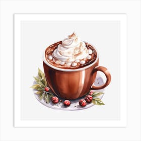 Hot Chocolate With Whipped Cream 22 Art Print