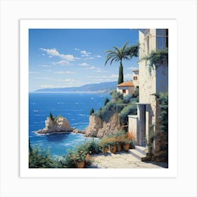 Warm Embrace of Italian Sun Art Print