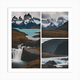A Mountainous Region Of Patagonia (3) Art Print