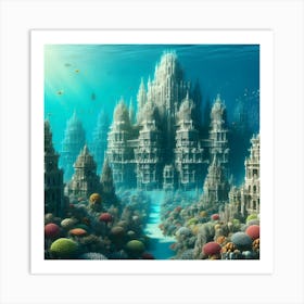 Underwater City 2 Art Print