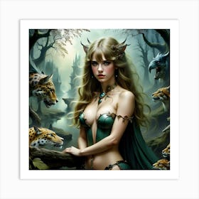 Faerie girl Art Print