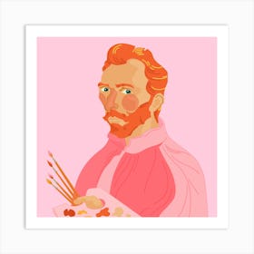 Portrait Of Van Gogh 1 Art Print