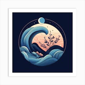 Ocean Wave Art Print