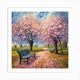 Cherry Blossoms 5 Art Print