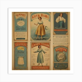 Default Default Vintage And Retro Laundry Advertising Aestethi 2 (3) Art Print