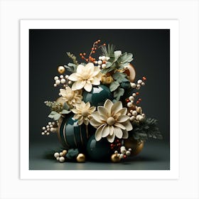 Christmas Arrangement 1 Art Print