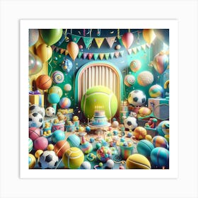 Birthday Party Art Print