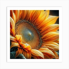 Sunflower 17 Art Print