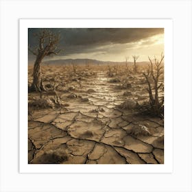 Dry Land 39 Art Print