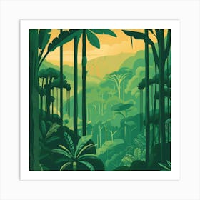 Tropical Jungle 5 Art Print