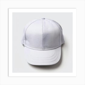 White Baseball Cap 6 Art Print