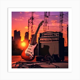 City Rock Art Print