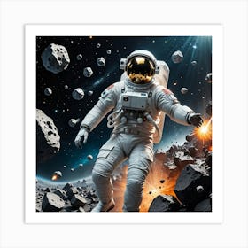 The Cosmic Dance: An Astronaut's Tour of Space Art Print