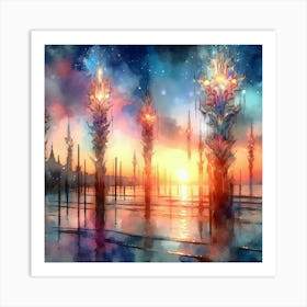 Fantasy Painting Art Print