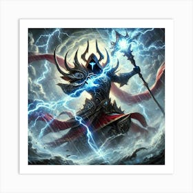 Warden Aethon Tempest Fury Art Print