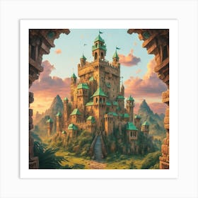 The castle in seicle 15 18 Art Print