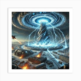 Plasma Storm Generator Use Case Art Print