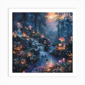 Fairytale Forest, Impressionism and Realism Art Print