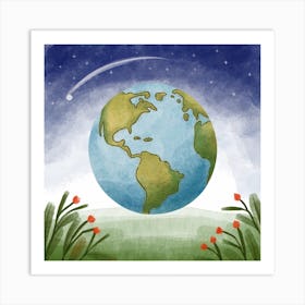 Beautiful Earth Art Print