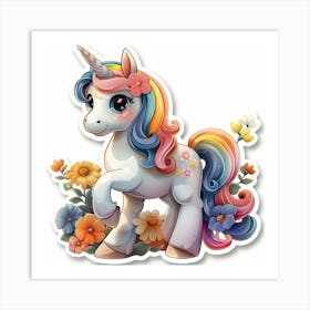 Unicorn 495 Art Print