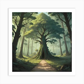 Forest Path 9 Art Print