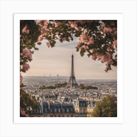 Paris Eiffel Tower 4 Art Print