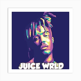 Juice Wrld Wpap Art Print