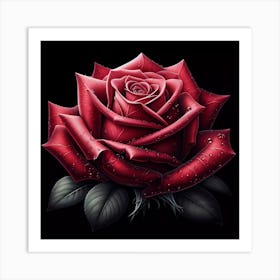 Red Rose 1 Art Print