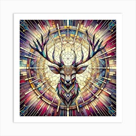 MAJESTIC DEER GRUYTERS Art Print