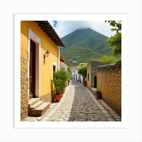 Callecita Mexico Df Art Print