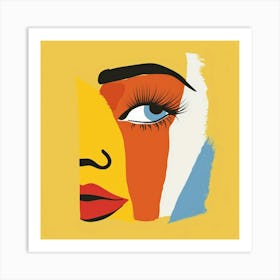 Face Of A Woman 42 Art Print