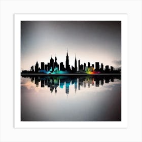 New York City Skyline 26 Art Print