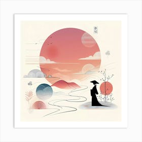 Asian Landscape 20 Art Print