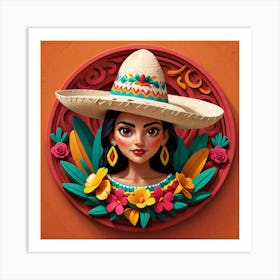 Mexican Girl 39 Art Print