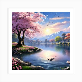 Springtime Serenity02 Art Print