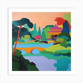 Colourful Gardens Summer Palace China 3 Art Print