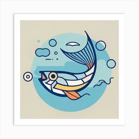 Fish Illustration 3 Art Print