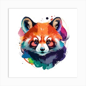 Panda color Art Print