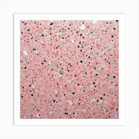 Pink Granite Art Print