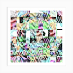 Geometric Etchings - #5 Art Print