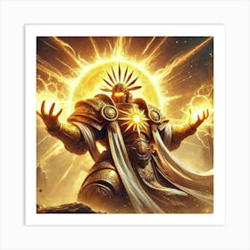 Emperor Solarrus Solar Energy Manipulation Art Print