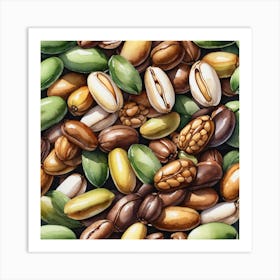 Pistachios 42 Art Print